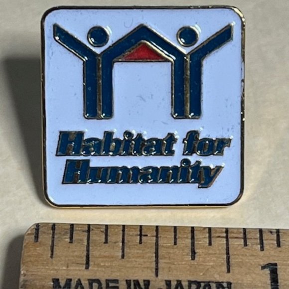 Habitat For Humanity Metal Lapel Hat Pin .75" - Picture 2 of 5